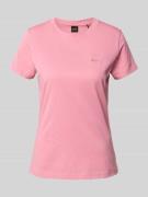 T-shirt met labelstitching, model 'Esogo'