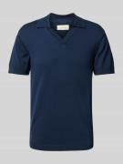 T-shirt met V-hals, model 'ALLI'