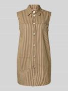 Mini-jurk met platte kraag