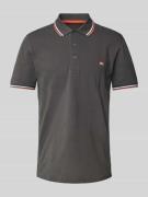 Poloshirt met labelstitching