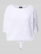 Gebreid shirt met ajourpatroon