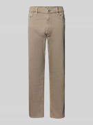 Straight fit jeans met steekzakken, model 'Mosa'