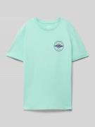 T-shirt met ronde hals, model 'ROTOR DIAMOND'