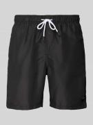 Regular fit zwembroek met labelpatch, model 'Mike'