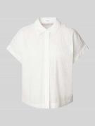 Regular fit blouseshirt met ajourpatroon, model 'Fessin'