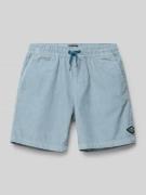 Korte broek van corduroy met achterzak, model 'LARRY'