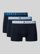 Slim fit boxershort met label in tailleband