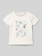 T-shirt met motiefprint
