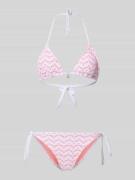 Bikini met vetersluiting, model 'YERODASIA WAVEMESH'