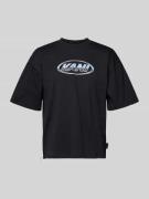 T-shirt met labelprint