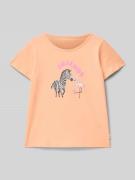 Regular fit T-shirt van puur katoen