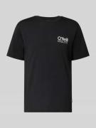 T-shirt met logoprint en ronde hals