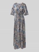 Maxi-jurk met V-hals, model 'HILLY'