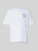 T-shirt met labelprint, model 'EDWIN MUSIC CHANNEL'