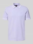 Poloshirt met labelprint