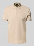 Regular fit poloshirt met labelstitching, model 'PADDY'