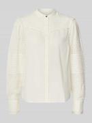 Regular fit blouse met broderie anglaise, model 'Bebrody'