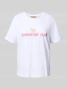 T-shirt met ronde hals