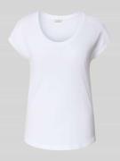 Regular fit T-shirt van puur katoen