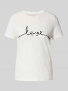 Regular fit T-shirt van puur katoen, model 'KAMI'