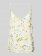 Loose fit top met bandjes van pure viscose, model 'EASY JOY'