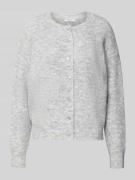 Gebreid jack met ronde hals, model 'NAOMI'