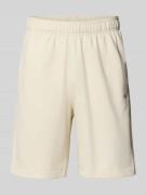 Relaxed fit sweatbermuda met logostitching, model 'ICONS'