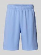 Relaxed fit sweatbermuda met logostitching, model 'ICONS'