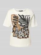 T-shirt met motiefprint
