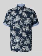 Regular fit vrijetijdsoverhemd van puur katoen