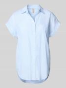 Regular fit overhemdblouse en kapmouwen, model 'DINAH'