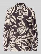 Regular fit blouse met doorknoopsluiting, model 'Fumine'