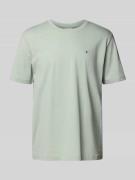 T-shirt met logostitching, model 'ICONS'