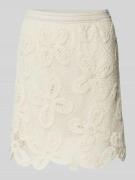 Minirok met structuurmotief, model 'ANULA'