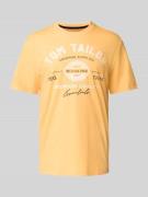 Regular fit T-shirt van puur katoen