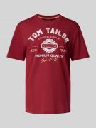 Regular fit T-shirt van puur katoen