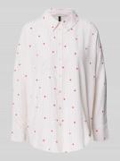 Comfort fit overhemdblouse met lange mouwen, model 'NORA'