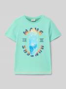 Regular fit T-shirt van puur katoen