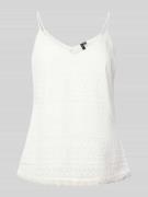 Relaxed fit top met bandjes van katoenmix, model 'HONEY'