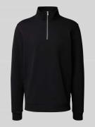 Sweatshirt met schipperskraag, model 'Norregaard'