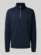 Sweatshirt met schipperskraag, model 'Norregaard'