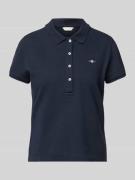 Poloshirt met labelstitching