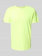 T-shirt met labeldetail