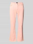 Regular fit jeans met franjes