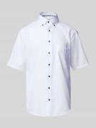 Comfort fit zakelijk overhemd met button-downkraag
