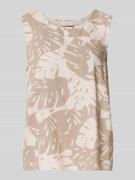 Blousetop met ronde hals, model 'LAVISCO'