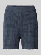Regular fit gebreide korte broek van puur katoen, model 'SCOUT'