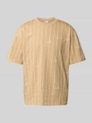 T-shirt met labelstitching