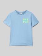 Regular fit T-shirt van puur katoen