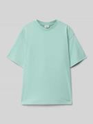 Regular fit T-shirt van puur katoen